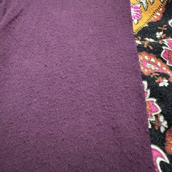 Fig & Flower Anthropologie Tunic Blouse Top Multicolor Paisley Floral Boho Sz XL - Picture 7 of 7